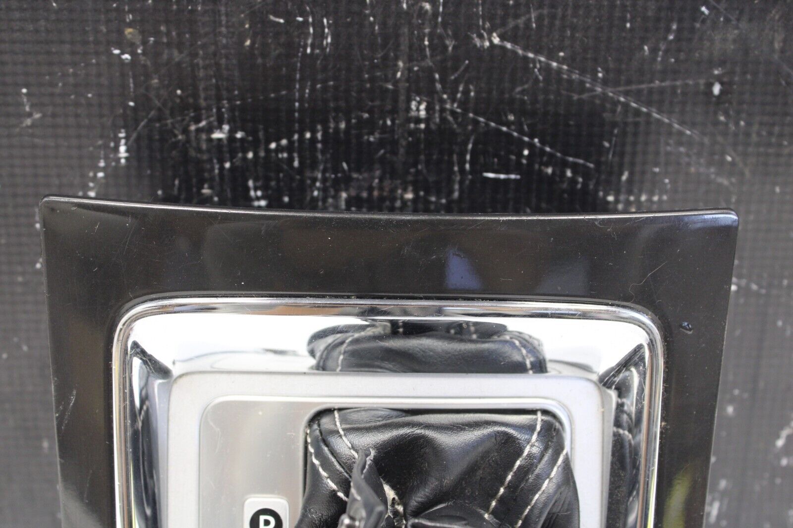 08-15 Mitsubishi Lancer Evolution Evo X 10 SST Gear Shifter Boot Bezel Trim OEM