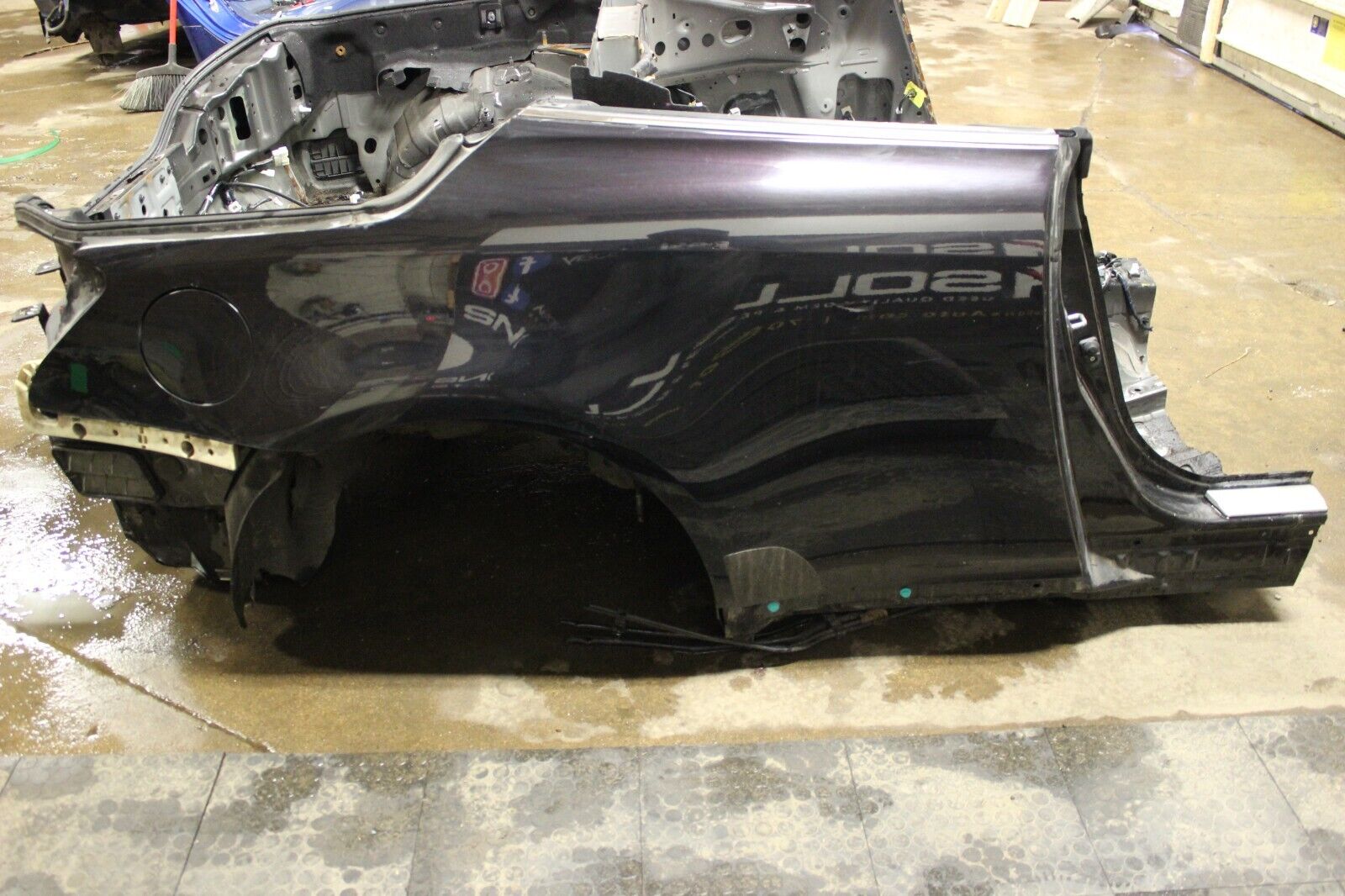 2009-2015 INFINITI G37 Q60 CONVERTIBLE CONV PASSENGER QUARTER PANEL CUT RH