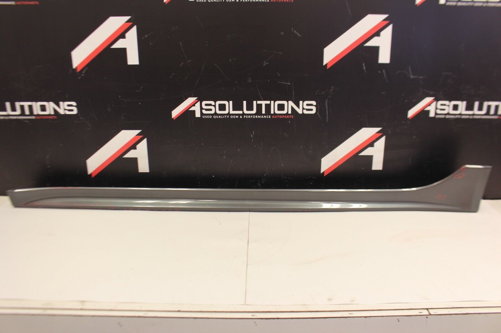 09-15 MITSUBISHI LANCER RALLIART OEM LH DRIVER EXTERIOR MOULDING SIDE SKIRT