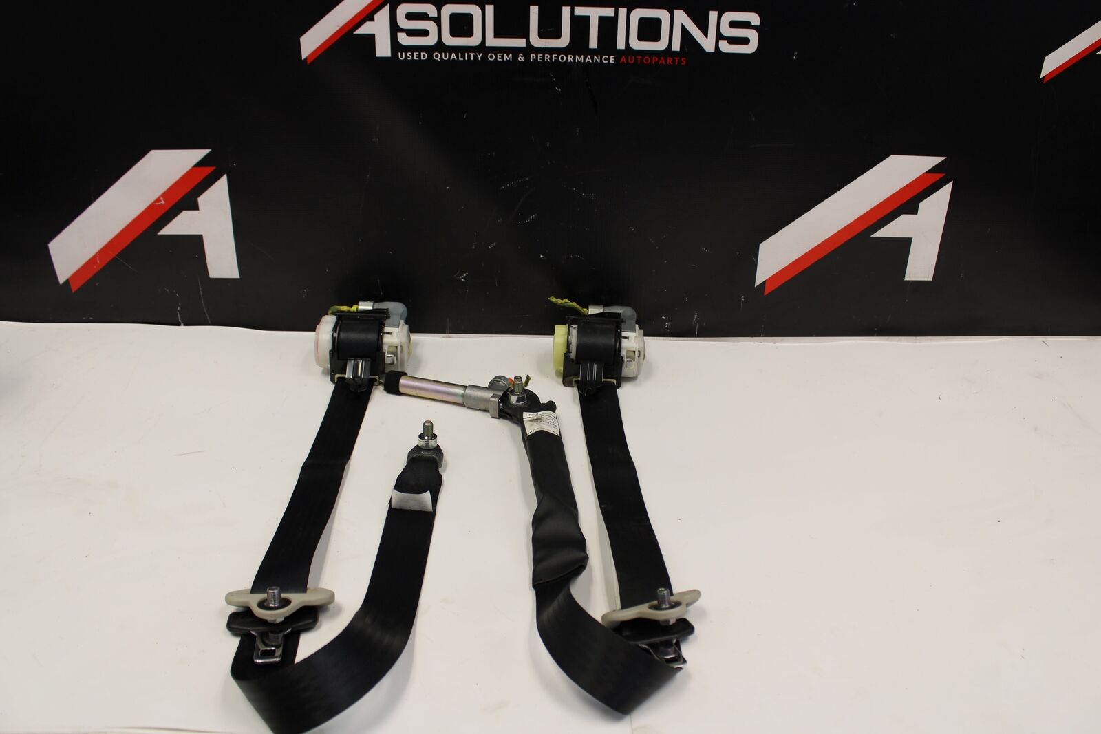 2010-2013 Mazdaspeed3 Left+Right Seat Belt Retractor (Black) OEM Used