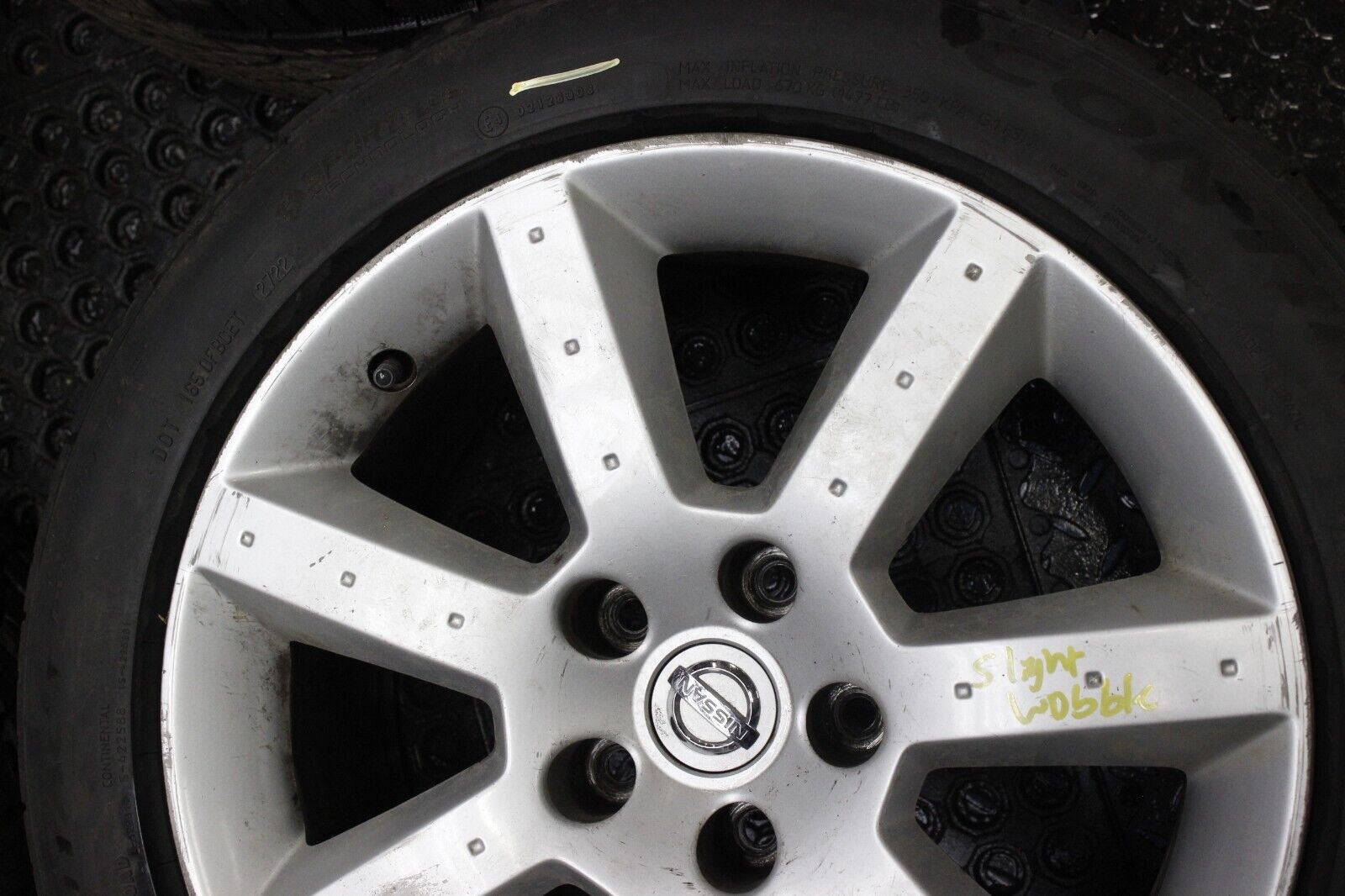 Nissan 350Z 2003 2004 2005 17" Factory OEM Wheel Rims 7 SPOKE