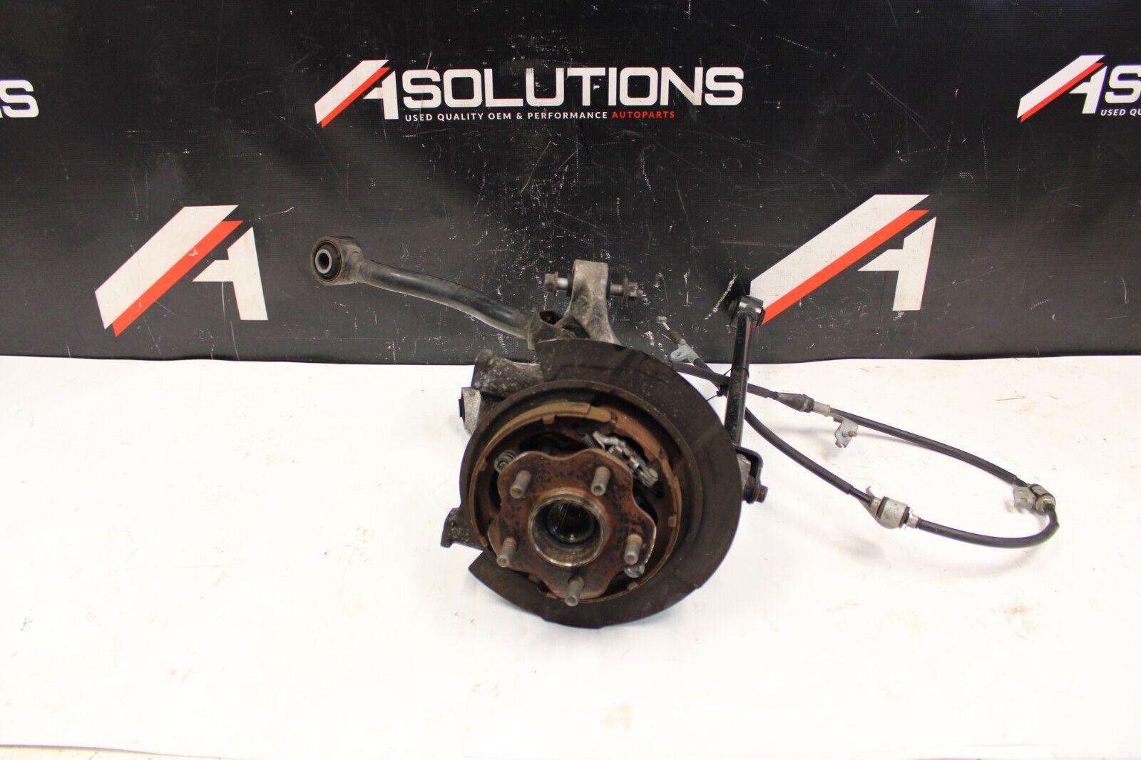 2009 Nissan GT-R R35 Rear RH Right Passenger Knuckle Spindle Arm Knee 17K Miles
