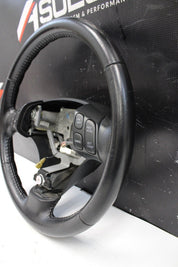 2006-2007 MAZDASPEED6 MAZDASPEED 6 MS6 OEM BLACK LEATHER STEERING WHEEL