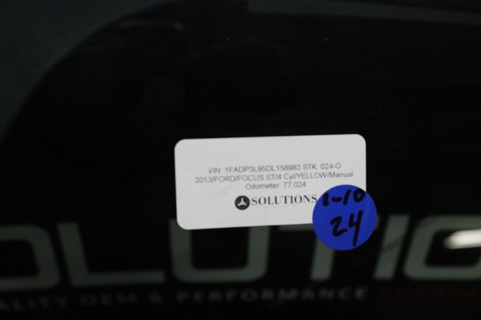 2012-2017 Ford Focus ST 2.0 Ecoboost OEM Rear Driver Side Door Hatchback