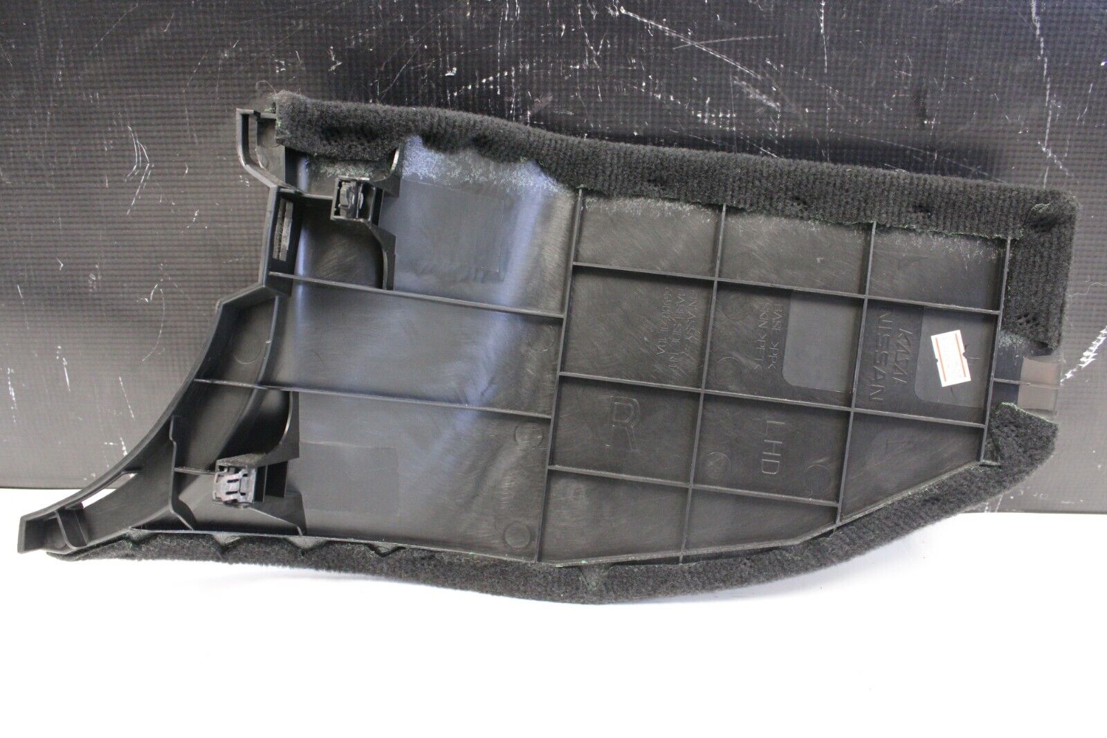 09-15 NISSAN GTR R35 OEM PASSENGER RIGHT LOWER A PILLAR TRIM COVER 66900 JF10A