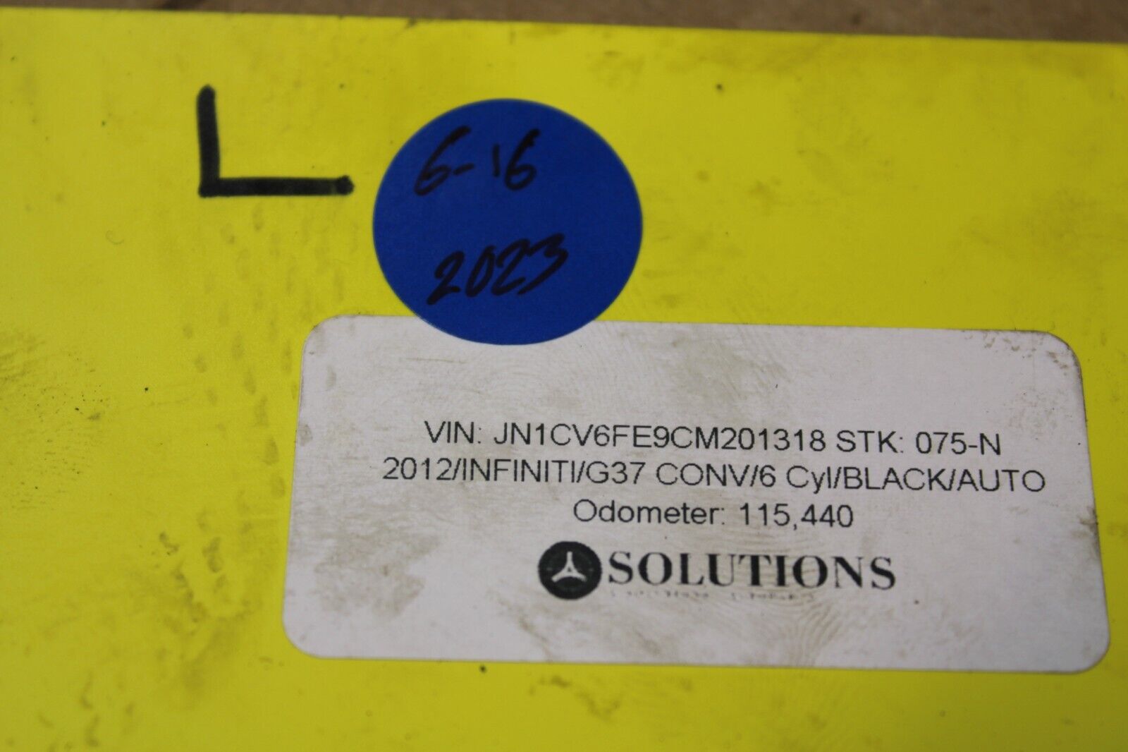 2009-2020 Nissan 370Z G37 3.7L Cylinder Head VQ37VHR Left Driver OEM