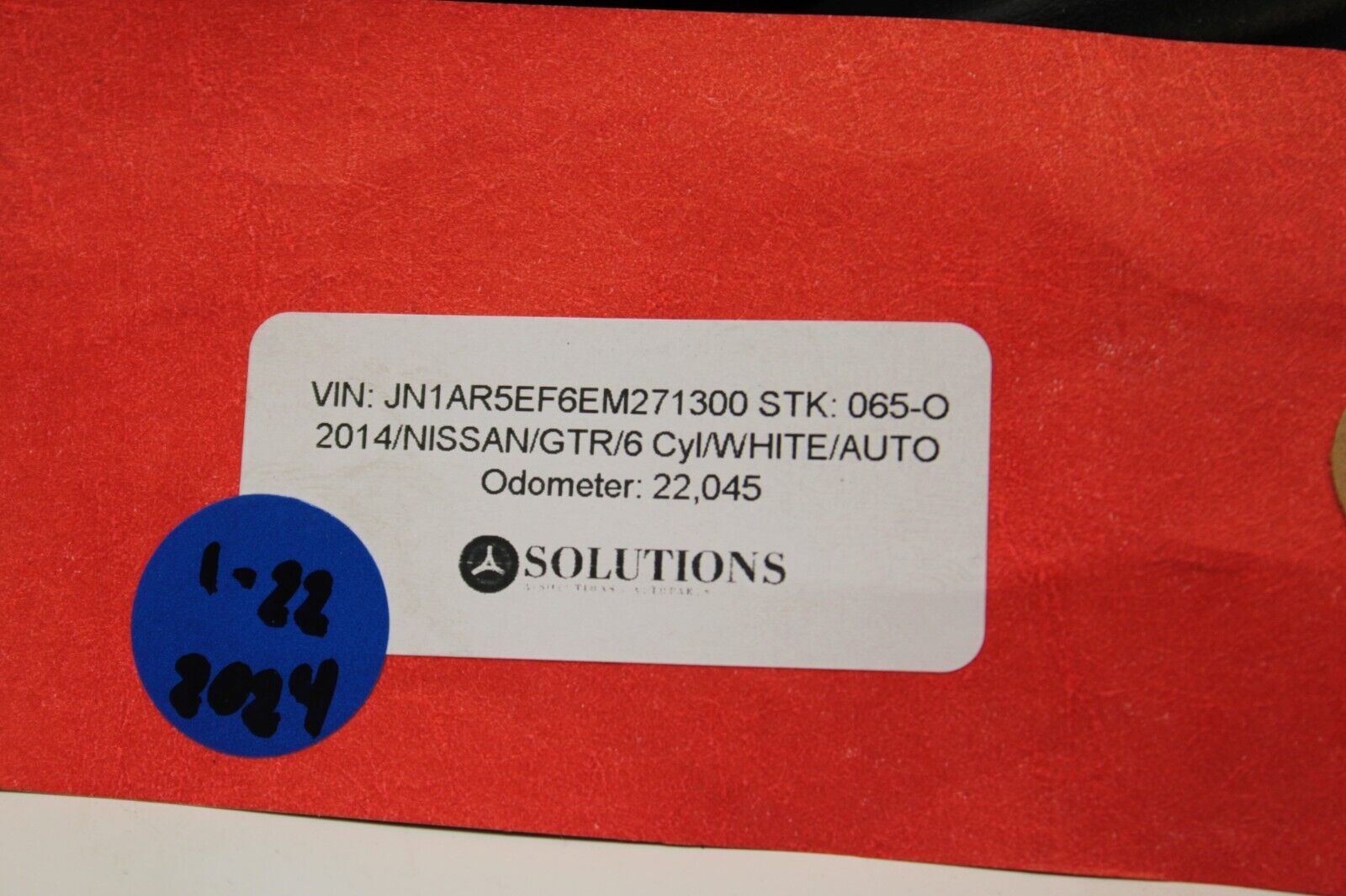 2014 Nissan GTR R35 RH Side Dash Panel Vent Trim Panel GT-R OEM