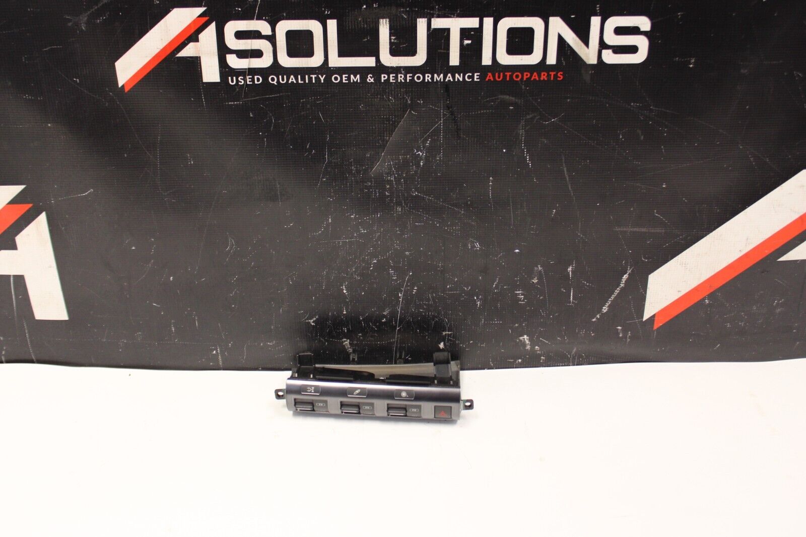 09-14 NISSAN GTR R35 OEM DASH HAZARD SUSPENSION TRACTION CONTROL SWITCHES