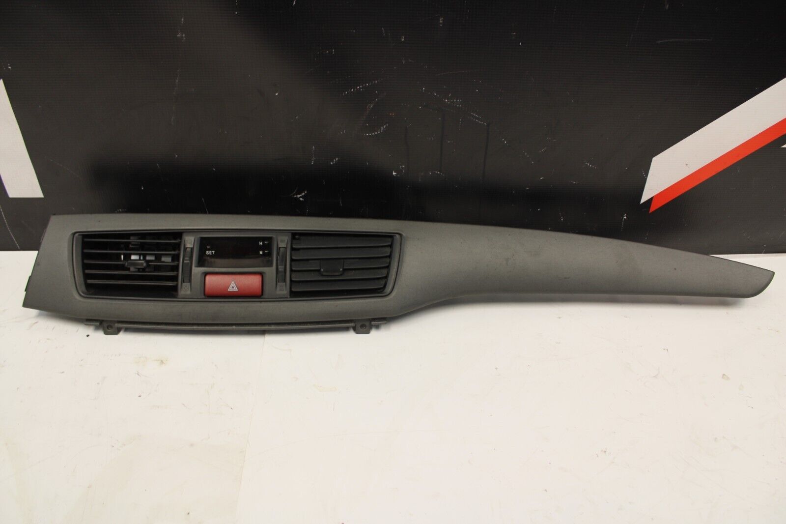 2003-2005 Mitsubishi EVO 8 Dashboard Trim Vent Dash Board Clock Hazard OEM
